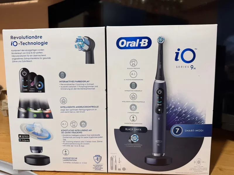Periuta electrica Oral-B iO Series 9 Black Onyx – model premium 7 moduri AI